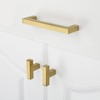 goldenwarm 10 Pack Gold Cabinet Knobs Kitchen Cabinet Handles Stainless