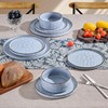 Herogo 18 Pieces Dishes Sets for 6, Stoneware Dinnerware Dishwasher