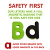 Curious Columbus Magnetic Letters and Numbers for Toddlers. Foam Alphabet