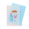 Sunstar Stationery PLAY S2173000 Moomin Clear File, 5 Pockets, 80th