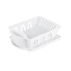 Sterilite 06218006 Sink Dish Rack Drainer, White