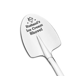 Funny Husband's Ice Cream Shovel for Men Husband Birthday Gifts for Hubby Husband Valentines Gifts for Husband I Love You Gifts for His Husband Anniversary Wedding Gifts for Husband Spoon