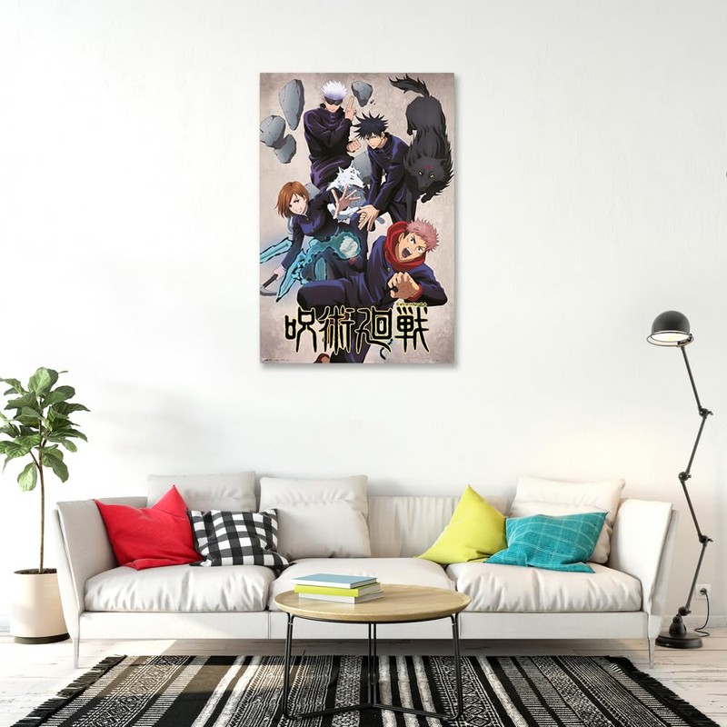 Jujutsu Kaisen - Manga/Anime TV Show Poster (Jujutsushi) (Size: 24"