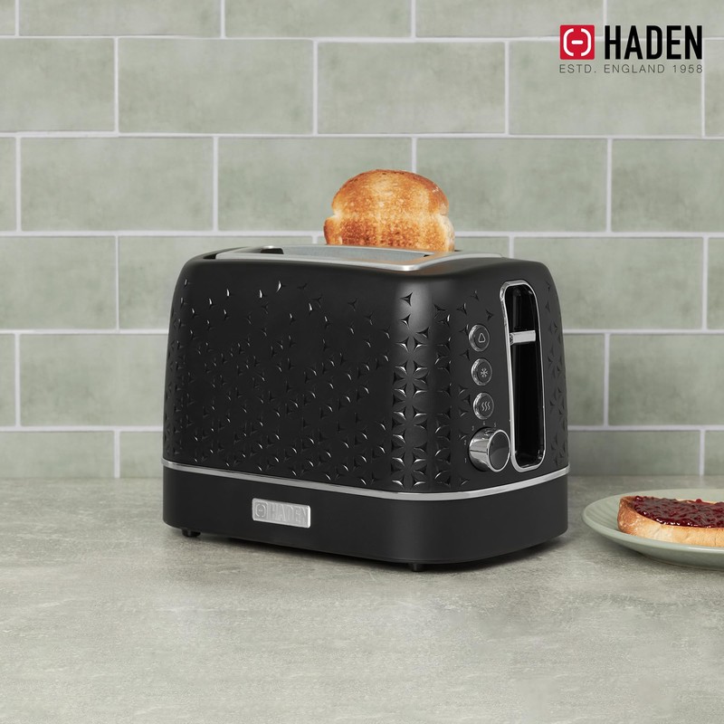 Haden Starbeck 2 Slice Wide Slot Stainless Steel Toaster with