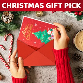 HAPPYPOP Christmas Gifts for Boys Girls - Secret Santa Socks Xmas Stocking Stuffers for 4-6 Years Kids Red Shark Ocean Animal