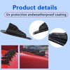 Flygun 10 PCS Car Shark Fin Tail Simulation Antenna, ABS
