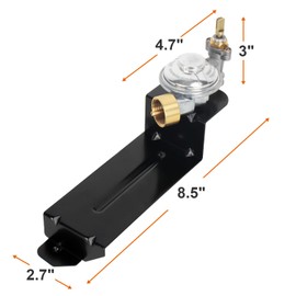 LS'BABQ Gas Grill Contorl Valve Regulator for Weber Q2000 and Q2200 Series,Replacement Parts for Weber 64865