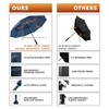 DryDay Umbrella Premium Umbrellas for Rain, Large 44” Windproof Double