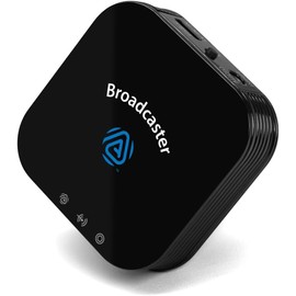 HomeSpot BA210 v2 Bluetooth Auracast Transmitter, LC3, AptX Lossless, AptX HD, Optical & 3.5mm Inputs, Compatible with Galaxy Buds 2 Pro, Buds 3, JY300 JM320, Hearing Aids and Bluetooth Headphones