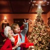 Christmas Tree Topper Xmas Tree Topper Lighted with LED Rotating