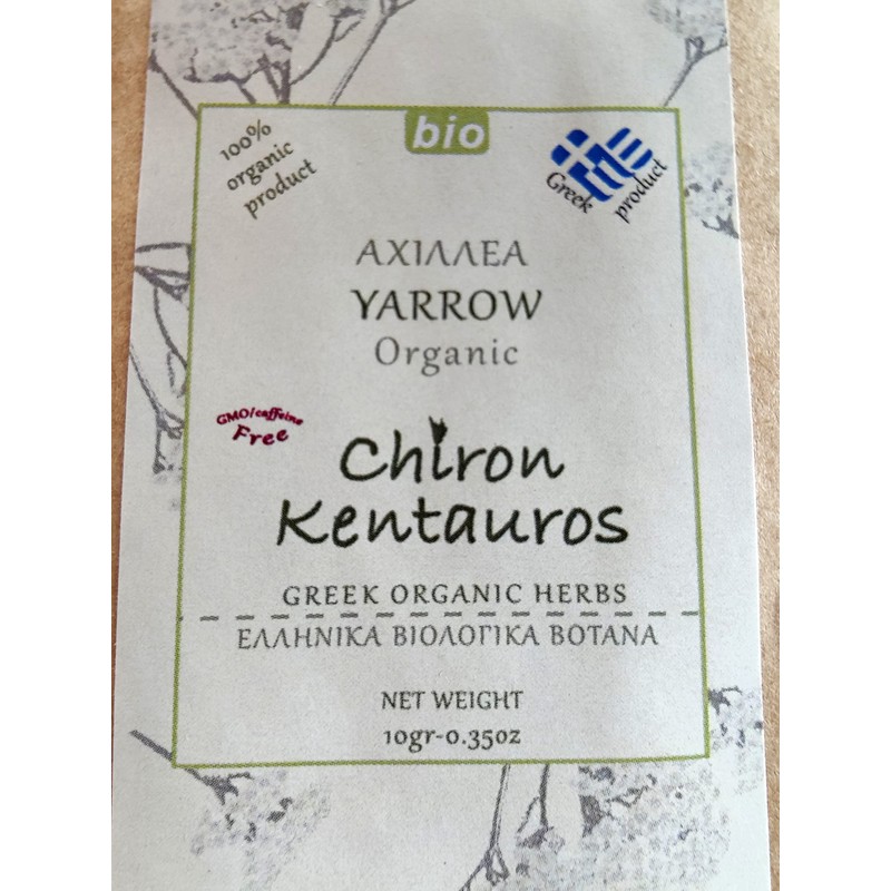 Greek Organic Bio Herb Yarrow Achillea Flower from Mount Pelion