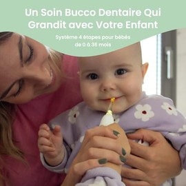Bblüv - Sönik Pro - Cepillo de dientes sónico de 4 etapas para bebés, bebés, niños pequeños y niños - Cepillo de dientes eléctrico - Luz LED - Modo inteligente 3