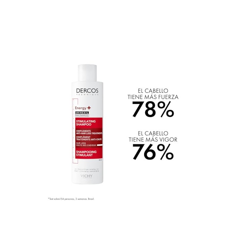 Shampoo Estimulante Anti-caída con Aminexil Vichy Dercos 200ml