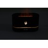 Flame Effect Essential Oil Diffuser, Black, LED Mood Light, 2-Button