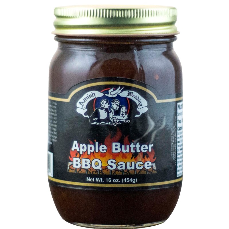 Amish Wedding Apple Butter BBQ Sauce 15 Ounces (Pack of