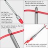 Cleqee 2 Pcs 4mm Wire Piercing Probe Piercing Pin Extra