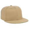 Lids Blank Full Court w/Colored Under Visor Fitted Cap Khaki/Green