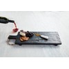 Mud Pie Black Footed Serving Board Set; board 8" x