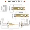 Brigligh High-Security Stainless Steel Door Handle with Lock and Key,
