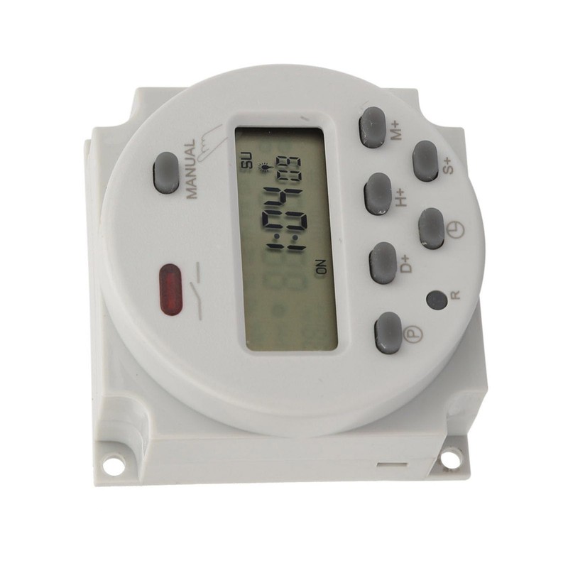 Timer Switch, 7 Days Programmable Timer 5 VA Small Programmable