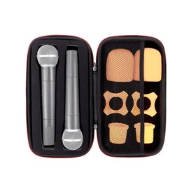 Vaguelly Case with Foam, Hard Bag for Travel Outing Handheld Dual Zipper, Case