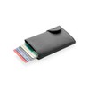 C-secure Card Holder in Black Faux Leather RFID NFC Blocker