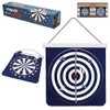 Martinex Magnetic Darts Game - Hanging Dart Board with Two-Sides