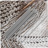 NUOBESTY 20Pcs Crochet Blocking Pins for Knitting Stainless Steel Rod