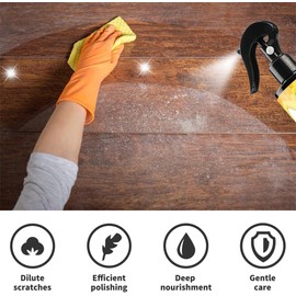 Renhe ingenuity Natural Micro-Molecularized Beeswax Spray, 2024 Upgrade Beeswax Spray Furniture Polish Beeswax Wood Polish, Beeswax Furniture Polish Spray Bees Wax Furniture Polish (2PCS)