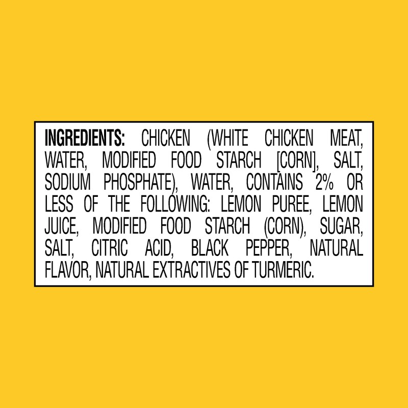 StarKist Chicken Creation Zesty Lemon Pepper, Single Serve Pouch, 2.6