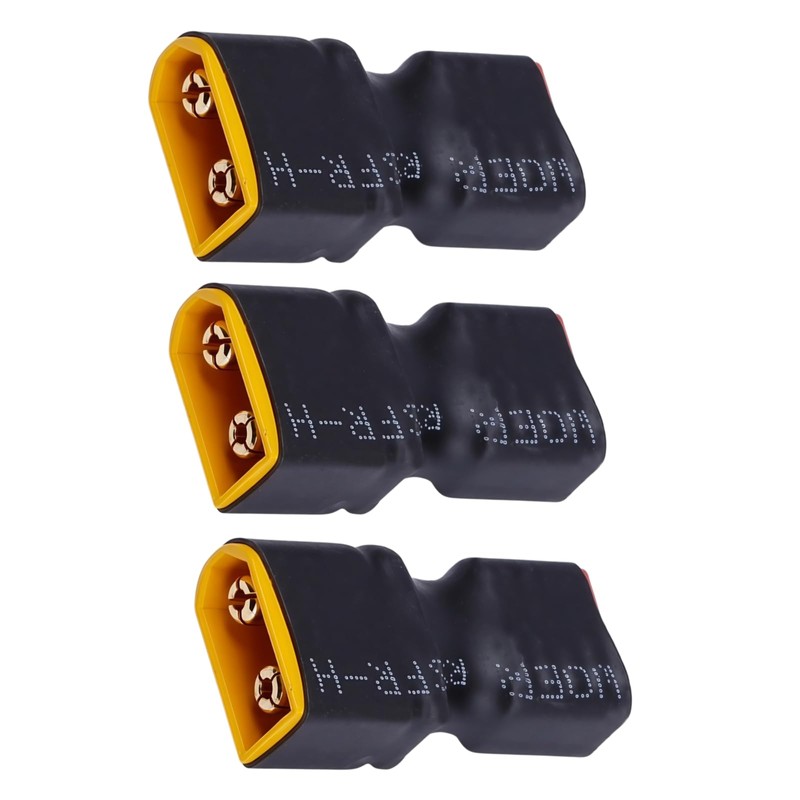 Itexkun Male XT60 to Female Deans-T Connector Adapter 3 pcs