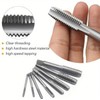 3 Pcs Metric Hand Tap & Die Set, M12 x