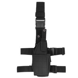 Drop Leg Bag Black 600D Nylon Multifunctional Detecting Thigh Pack Adjustable Buckle Leg Pouch Tactical Backpacks for Outdoor Running Climbing