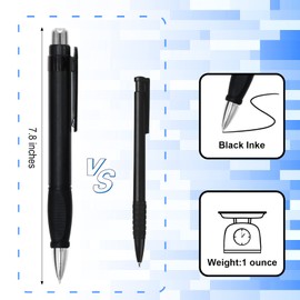 lyforx lyforx Big Fat Pens - Enhanced Writing Stability for Arthritis and Elderly Easy Thick Grip 3pcs Black