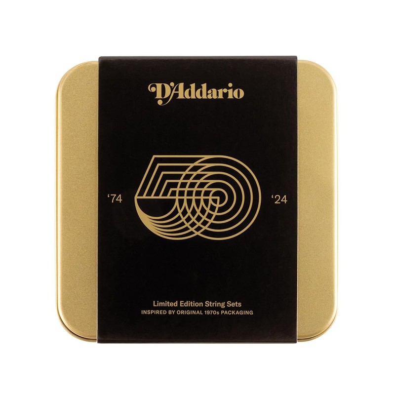 D'Addario 50th Anniversary Guitar String Bundle with Exclusive Tin -