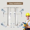 Bifold Door Hardware Repair Kit, 2-Pack Bifold Closet Door Hardware
