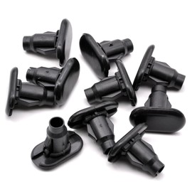 HAOTOM 10Pcs Rocker Molding Clip Side Skirt Trim Compatible for Lexus GX470 2003 2004 2005 2006 2007 2008 2009 Rocker Panel Moulding Retainer Clamps (Black)