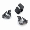 VVO Fasteners- Black Plastic Bonnet Insulation & Soundproofing Clips for