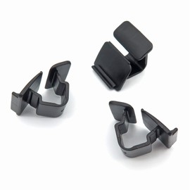 VVO Fasteners- Black Plastic Bonnet Insulation & Soundproofing Clips for Fiat 500, Punto, 500X, 500L, (Pack of 10)