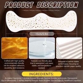 Glitter Freckles Tattoo - Sparkle Freckles with Gold Speckles Makeup Patches, Waterproof & Easy to Apply for Music Festivals, Parties & Beach Day Fun