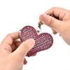 Self Defense Alarm Heart Shape Security Protect Personal Alert(Silver)