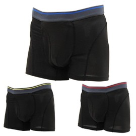 TJI-435-ga LL 3-Piece Set, Resistant to Stuffiness, Urinary Leak Pants, For Men, Mesh Boxers, Absorbent Shorts, Renewal, Toyobo Galaxy, Open Front, Men's, Leak Out Urination Pants,