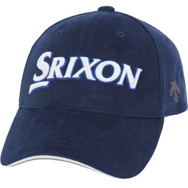 Srixon RG4FCP05M Men's Cap, Embroidered Logo on the Front, Simple, Golf Hat, NV00 (navy)