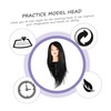 IWOWHERO Hair Styling Training Head Mannequin Head for Cosmetology Practice