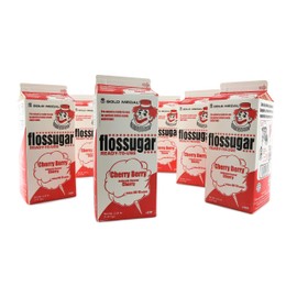 Gold Medal Cherry Candy Floss Sugar, 52 oz - 1/2 Gallon, 6 Pack