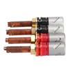 4pc Speaker Banana Plugs Connector Professional 4mm Pure Copper Heavy