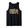 Physical Therapy Flower Patterns LMT PT Physical Therapist Tank Top
