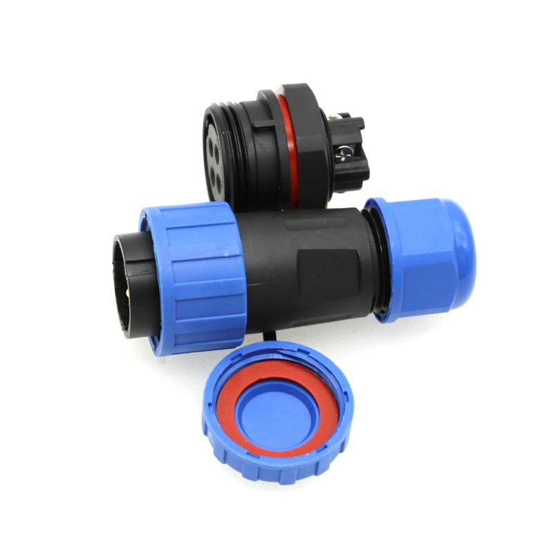 ZBLZGP TY20 4-Pin 25A Bulkhead Waterproof Connector Quick Disconnect Male
