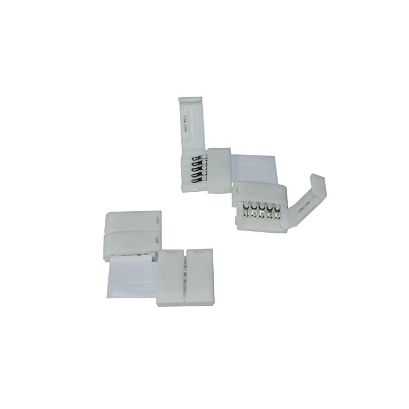 Connector for RGBW RGB+W 12mm LED Strip Strips ; L-connector