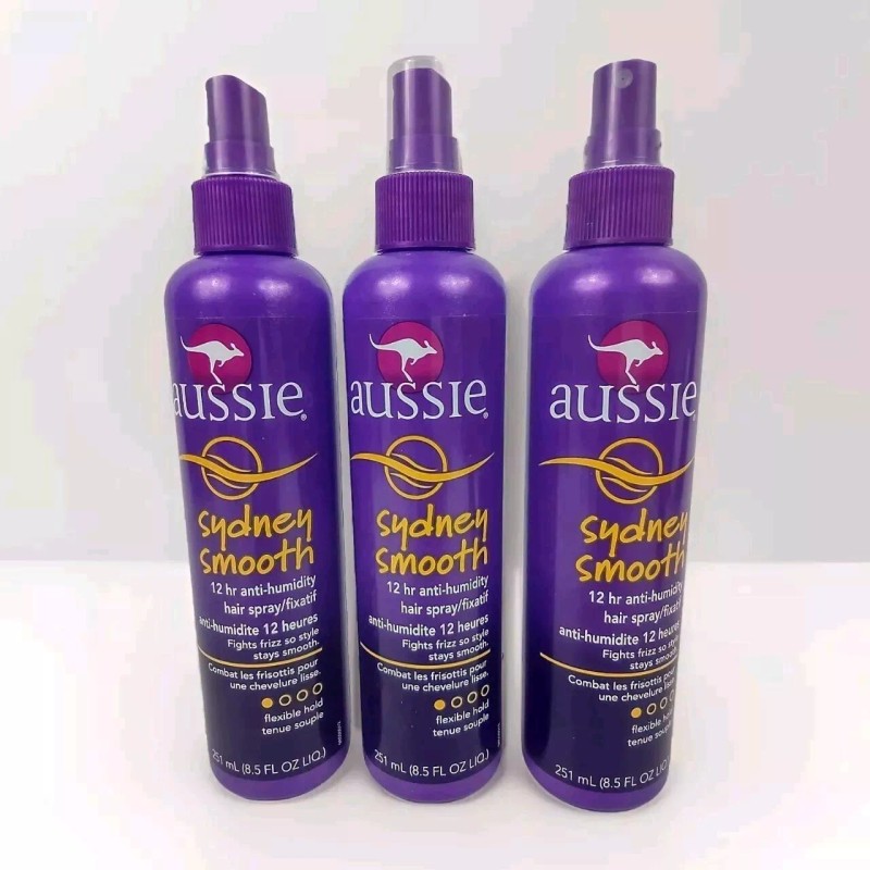 Aussie Sydney Smooth Anti-Humidity Hair Spray Spritz DISCONTINUED 8.5 Oz